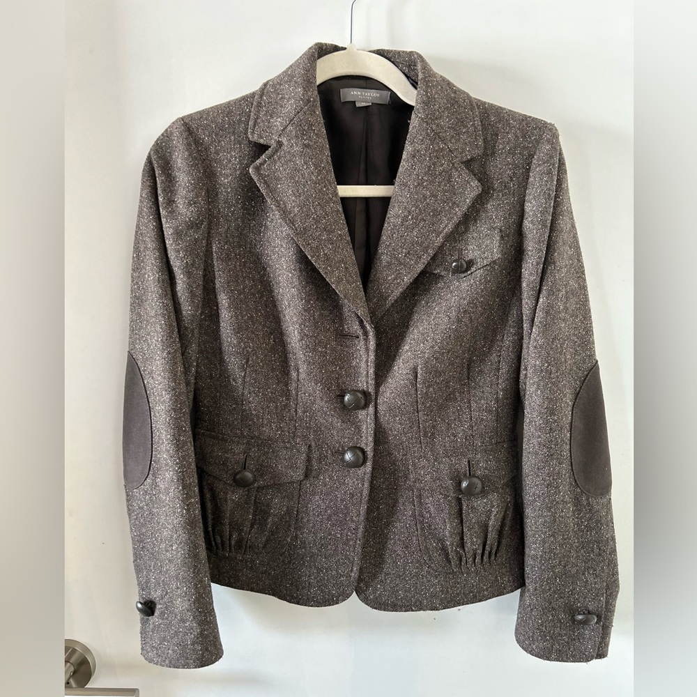 Ann Taylor wool blend blazer.  Size 2P
